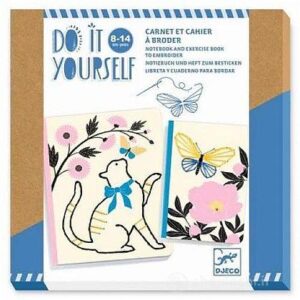 Notebook and exercise book to embroider
