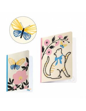 Notebook and exercise book to embroider - immagine 2
