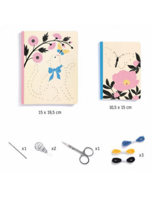 Notebook and exercise book to embroider - immagine 3