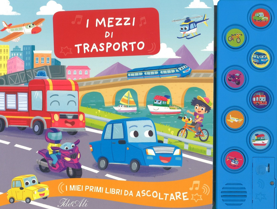 LIBRO SONORO E TATTILE - VROOM VEICOLI