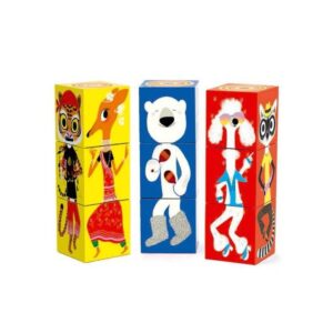 9 funny animals blocks