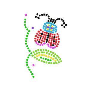 Mosaico - Oiseau et coccinelle - immagine 2
