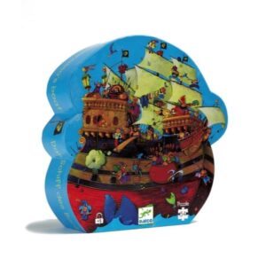 Silhouette puzzles Barbarossa's boat - 54 pcs