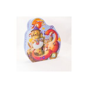 Silhouette puzzles Vaillant and the dragon - 54pds