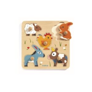 Wooden Puzzle - Large buttonsHihan & co - immagine 2