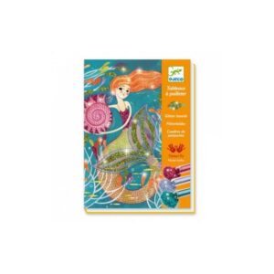 For older children - Glitter board Mermaids lights