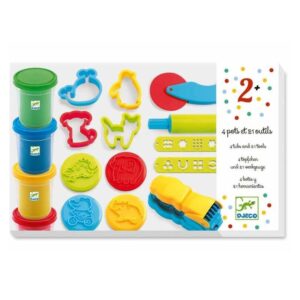 3 to 6 years - Modelling Introduction to dough 4 tubes / 21 tools